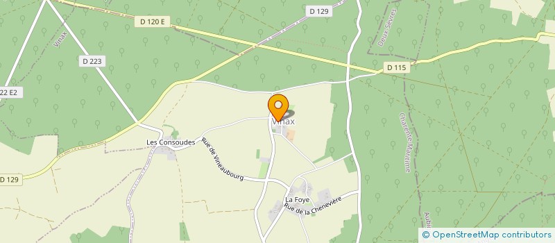 localisation de l'entreprise SCI LES CHABLIS  VILLIERS-COUTURE