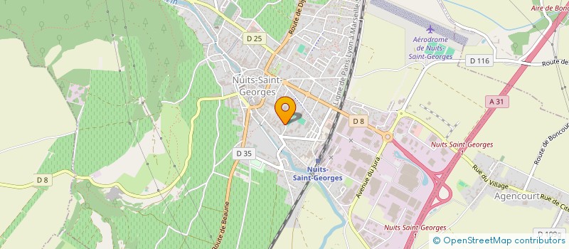 localisation de l'entreprise SCI LES CHABOEUFS à NUITS-SAINT-GEORGES