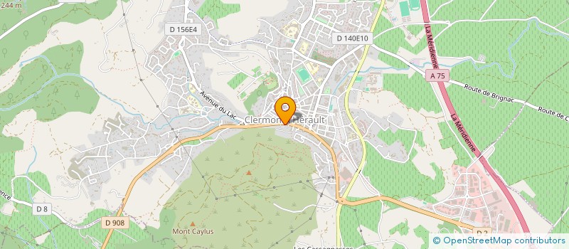 localisation de l'entreprise SCI LES CHABROLS  CLERMONT-L'HERAULT