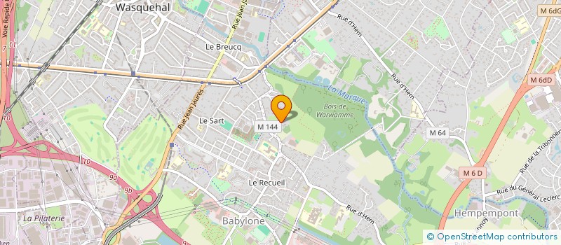 localisation de l'entreprise SCI LES CHALAURES  VILLENEUVE D'ASCQ