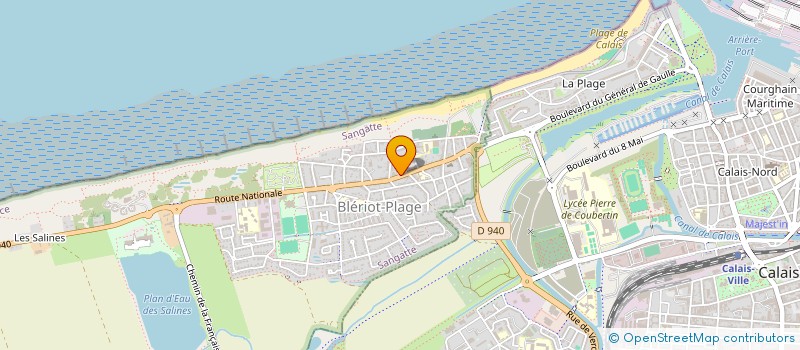 localisation de l'entreprise SCI LES CHALETS  SANGATTE