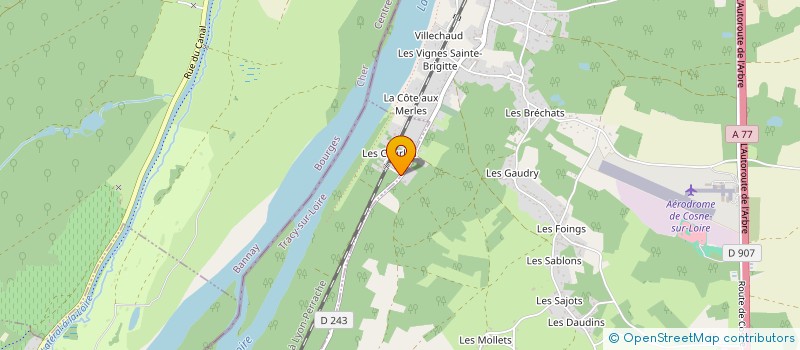 localisation de l'entreprise SCI LES CHALETS DE LA GRANDE FORCLAZ à SAINT-ANDELAIN