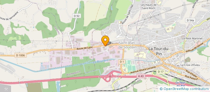 localisation de l'entreprise SCI LES CHALETS DES SYBELLES  SAINT-JEAN-DE-SOUDAIN