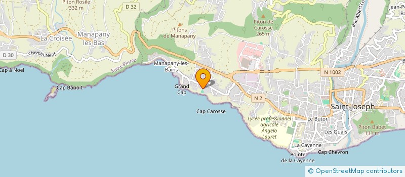 localisation de l'entreprise SCI LES CHALETS DU SUD à SAINT-JOSEPH