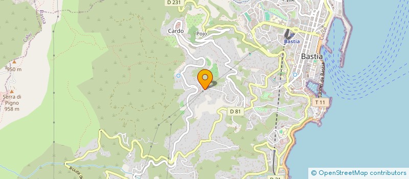 localisation de l'entreprise SCI LES CHALLES à BASTIA