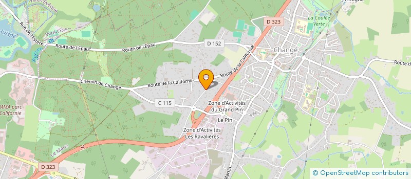 localisation de l'entreprise SCI LES CHALOTTIERES  CHANGE