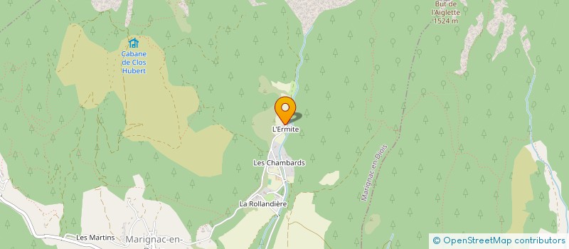 localisation de l'entreprise SCI LES CHAMBARDS  MARIGNAC-EN-DIOIS