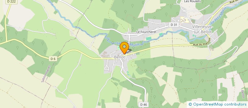 localisation de l'entreprise SCI LES CHAMBLIS à BELLOT