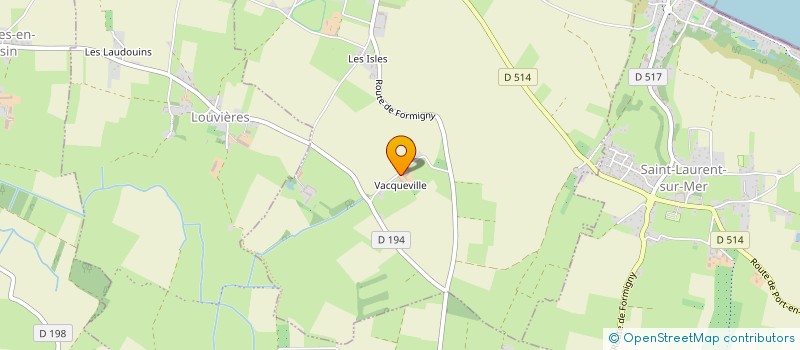 localisation de l'entreprise SCI LES CHAMBRES D'OMAHA BEACH  VIERVILLE-SUR-MER