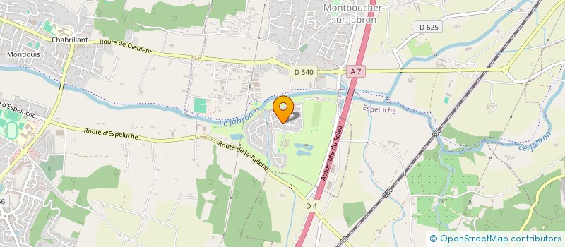 localisation de l'entreprise SCI LES CHAMEROPS  MONTBOUCHER-SUR-JABRON