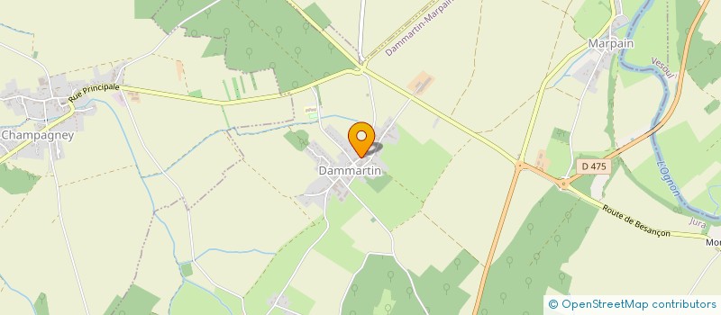 localisation de l'entreprise SCI  LES CHAMOIS  DAMMARTIN-MARPAIN