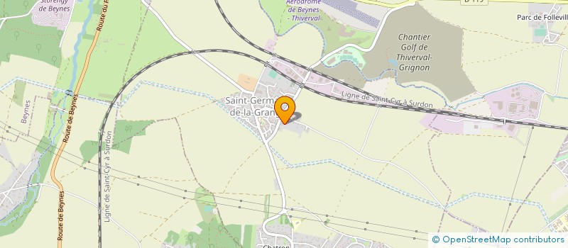 localisation de l'entreprise SCI LES CHAMOIS  SAINT-GERMAIN-DE-LA-GRANGE