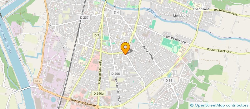 localisation de l'entreprise SCI LES CHAMP à MONTELIMAR