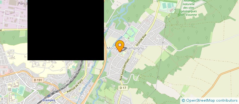 localisation de l'entreprise SCI LES CHAMPINS à MORIGNY-CHAMPIGNY