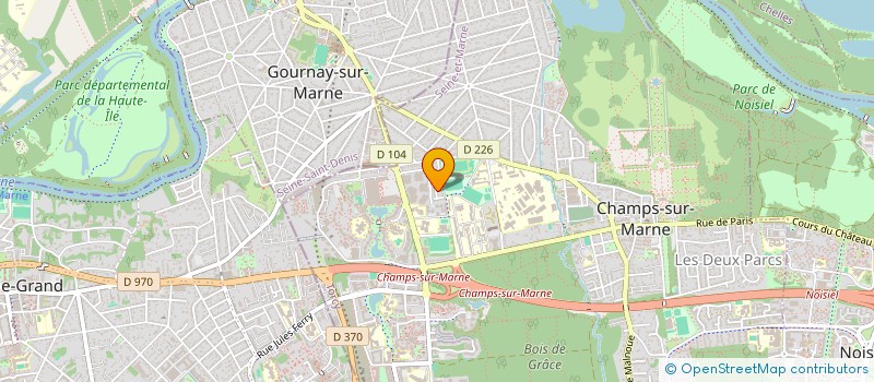 localisation de l'entreprise SCI LES CHAMPS à NOISY-LE-GRAND