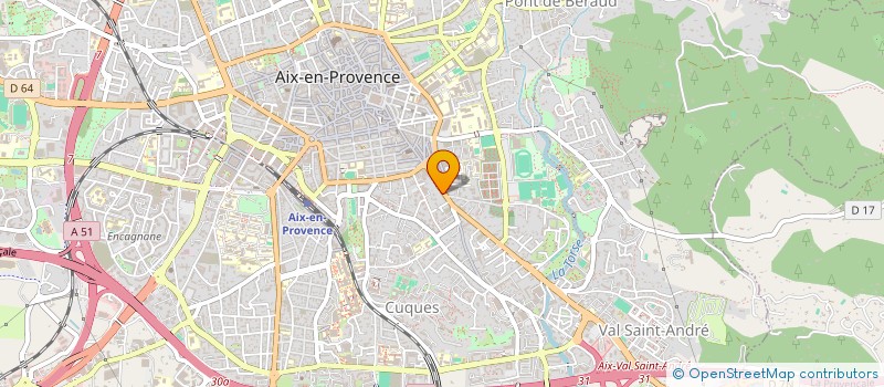localisation de l'entreprise SCI LES CHAMPS à AIX-EN-PROVENCE