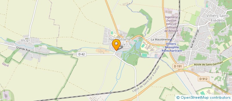 localisation de l'entreprise SCI LES CHAMPS  NEAUPHLE-LE-VIEUX