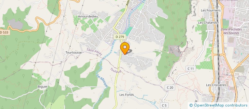 localisation de l'entreprise SCI LES CHAMPS à SAINT-PERAY
