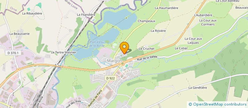 localisation de l'entreprise SCI LES CHAMPS à ARCISSES