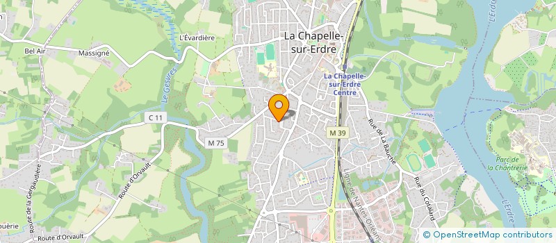 localisation de l'entreprise SCI LES CHAMPS BLANCS  LA CHAPELLE-SUR-ERDRE