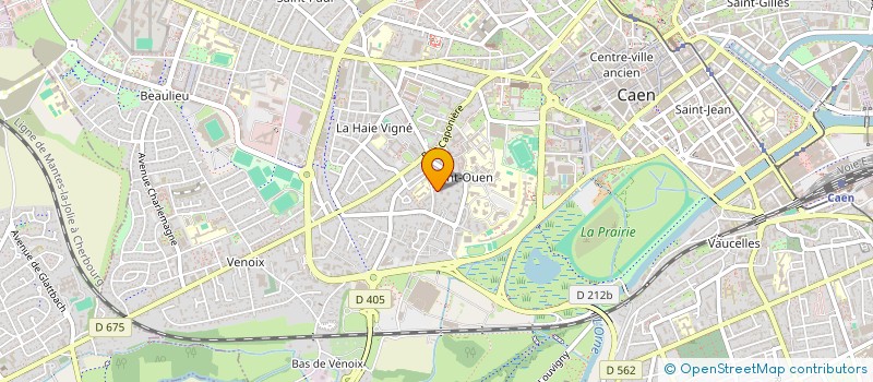 localisation de l'entreprise SCI LES CHAMPS DE DIVES à CAEN