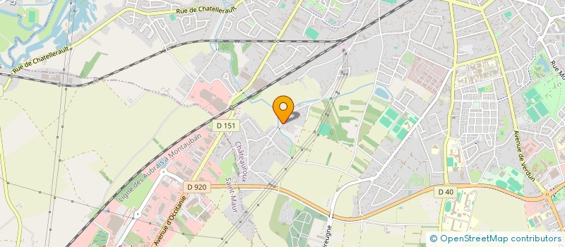 localisation de l'entreprise SCI LES CHAMPS DE LUANT à CHATEAUROUX