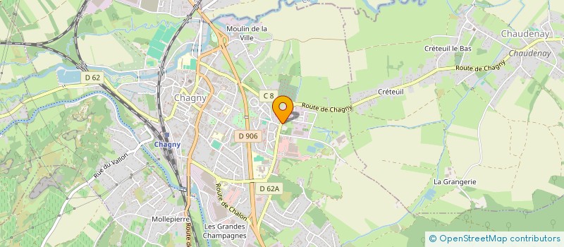 localisation de l'entreprise SCI  LES CHAMPS DERRIERE  CHAGNY