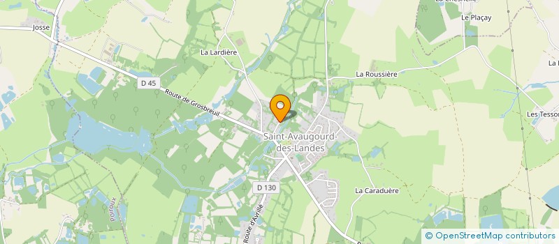 localisation de l'entreprise SCI LES CHAMPS DES POSSIBLES  SAINT-AVAUGOURD-DES-LANDES