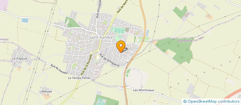 localisation de l'entreprise SCI LES CHAMPS DU CORMIER  SAINT-XANDRE