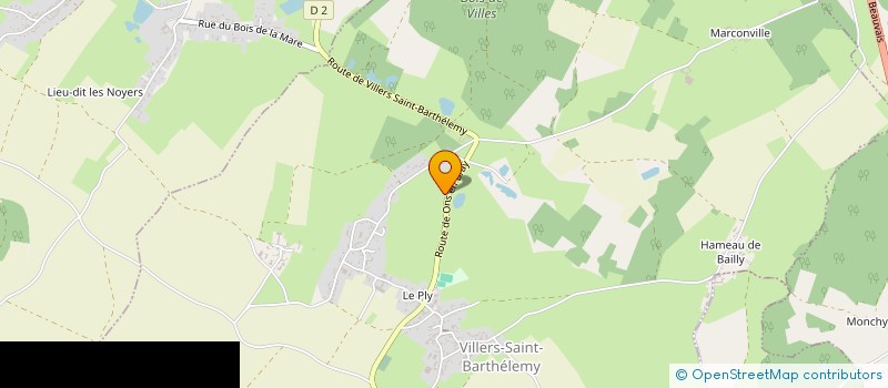 localisation de l'entreprise SCI LES CHAMPS DU RUTOIRE  LACHAPELLE-AUX-POTS