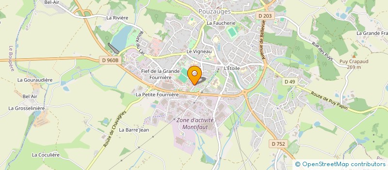 localisation de l'entreprise SCI LES CHAMPS DU SOIN à SEVREMONT
