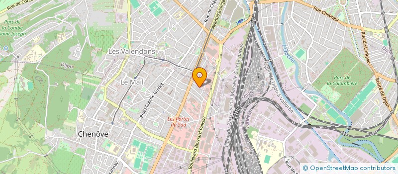 localisation de l'entreprise SCI LES CHAMPS LOUPS à CHENOVE