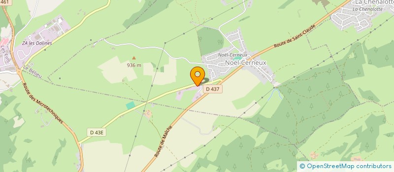 localisation de l'entreprise SCI LES CHAMPS MONTANTS  NOEL-CERNEUX