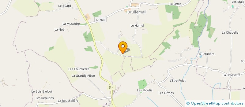 localisation de l'entreprise SCI LES CHAMPS POLLIN à BRULLEMAIL