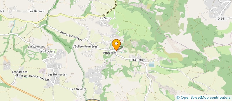 localisation de l'entreprise SCI LES CHAMPS RONDS à LA BATIE NEUVE