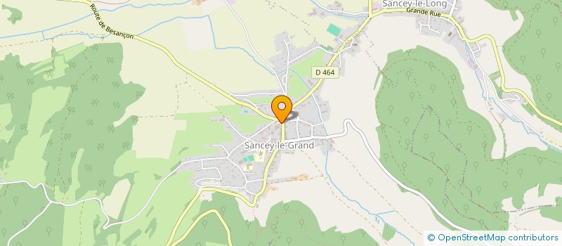 localisation de l'entreprise SCI LES CHAMPS VERDOT  SANCEY