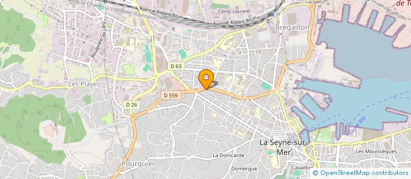localisation de l'entreprise SCI LES CHANTERELLES à LA SEYNE-SUR-MER