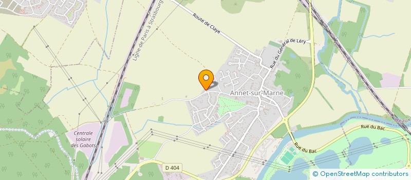 localisation de l'entreprise SCI LES CHANTERELLES  ANNET-SUR-MARNE