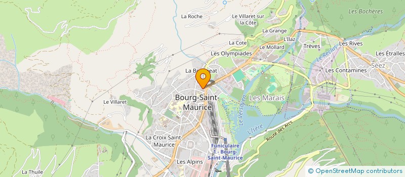 localisation de l'entreprise SCI LES CHAPELLES  BOURG-SAINT-MAURICE