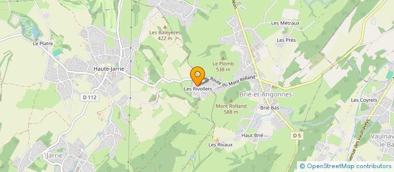 localisation de l'entreprise SCI LES CHAPELLES  BRIE-ET-ANGONNES