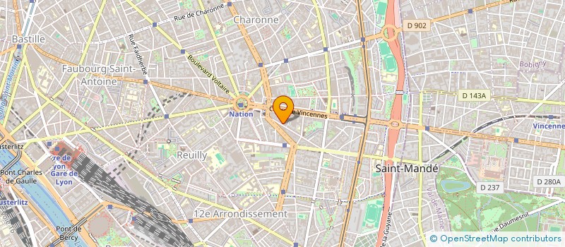 localisation de l'entreprise SCI LES CHAPELOUS  PARIS