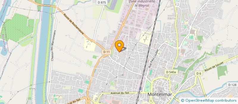 localisation de l'entreprise SCI LES CHAPES à MONTELIMAR