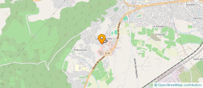 localisation de l'entreprise SCI LES CHARBONNIERS  LE LUC