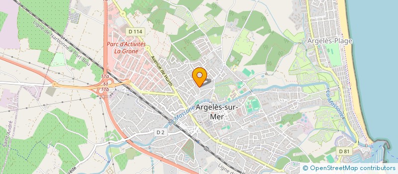 localisation de l'entreprise SCI LES CHARDONNERETS  ARGELES-SUR-MER