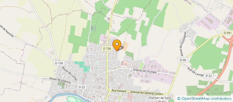 localisation de l'entreprise SCI LES CHARDONNERETS à JARNAC
