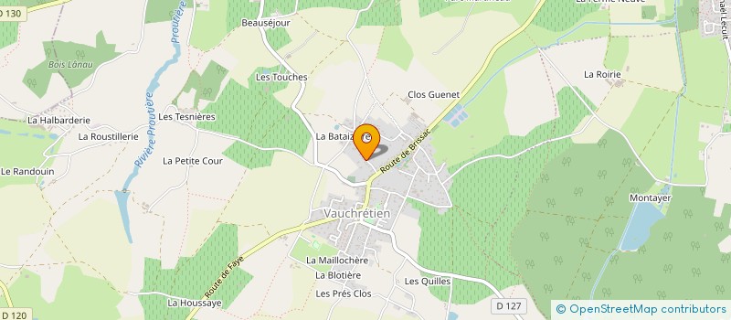 localisation de l'entreprise SCI LES CHARDONNERETS à BRISSAC LOIRE AUBANCE
