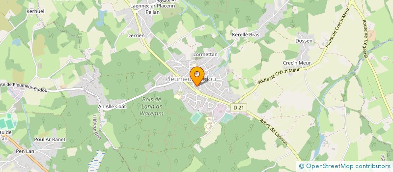 localisation de l'entreprise SCI LES CHARDONS à PLEUMEUR-BODOU