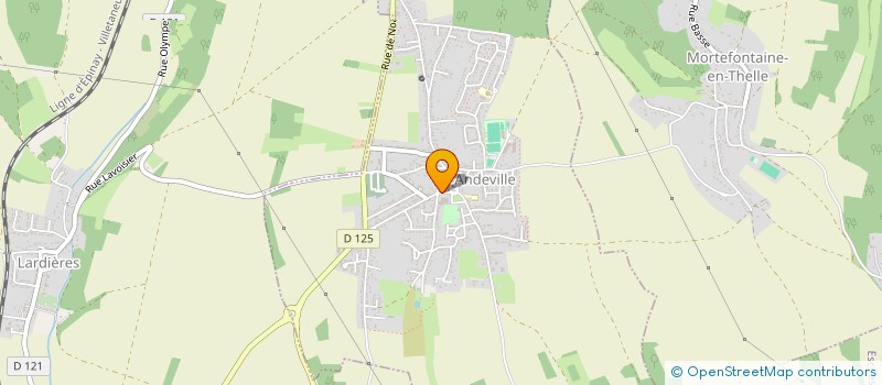 localisation de l'entreprise SCI LES CHARDONS  ANDEVILLE