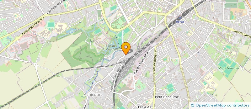 localisation de l'entreprise SCI LES CHARDONS  ACHICOURT