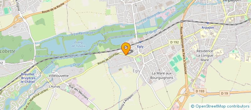 localisation de l'entreprise SCI LES CHARDONS DE LEUDEVILLE  EGLY